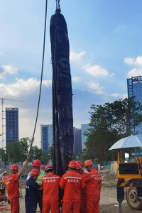 中建二局金融城管廊项目四川宏运顺通环保工程有限公司DN2800污水管气囊封堵现场实拍--帕莱科技